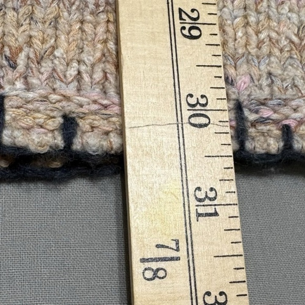 Pure Jill Sweater Women‎ XL (Tagged 3X Runs Small) Beige Speckled Knit Cozy Boho - Picture 11 of 11